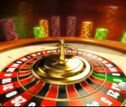 Antarmuka perangkat seluler koinslot menampilkan Live Roulette dengan kontrol taruhan di bawah dan video roda beresolusi tinggi